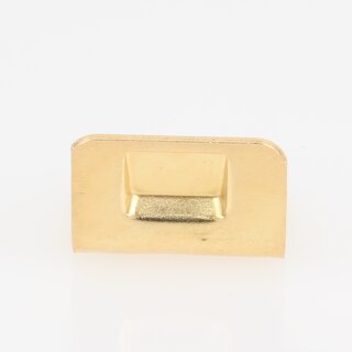 Hfele Schliewinkel mit Wulst fr Mbelriegel 17x13mm vermessingt