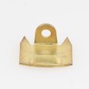 Häfele Schließwinkel für Möbelriegel 20,5 x 17 mm Stahl vermessingt