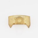 Häfele Schließwinkel für Möbelriegel 20,5 x 17 mm Stahl vermessingt