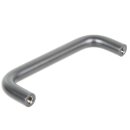 Häfele Möbelgriff Bügelgriff Edelstahl rund 104x35 mm schwarz matt