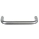 Häfele Möbelgriff Bügelgriff Edelstahl rund 104x35 mm schwarz matt