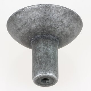Hfele Mbelknopf rund 35x30mm verzinnt antik &ndash; Mbelgriff im Vintage-Look