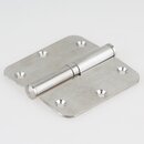 Hfele Aufschraubband Scharnier 80 x 82 mm Edelstahl matt...