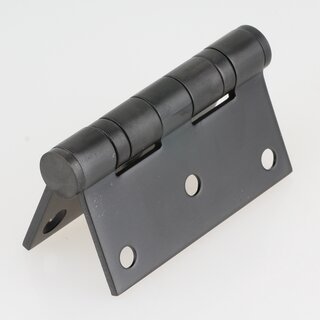 Hfele Aufschraubband Scharnier 76 x 76 mm Edelstahl schwarz matt Anschlag links/rechts