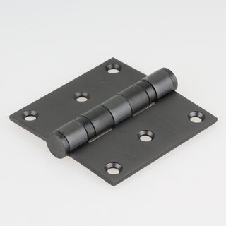 Hfele Aufschraubband Scharnier 76x76mm Edelstahl schwarz matt Anschlag links rechts