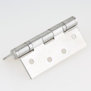 Hfele Aufschraubband Scharnier 102 mm Edelstahl matt Anschlag links/rechts