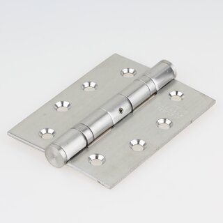 Hfele Aufschraubband Scharnier 102mm Edelstahl matt Anschlag links rechts