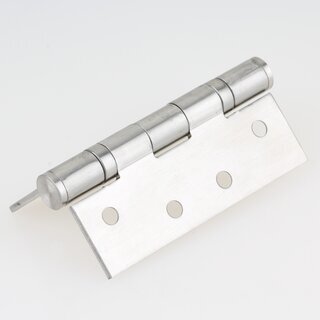 Hfele Aufschraubband Scharnier 102mm Edelstahl matt Anschlag links rechts