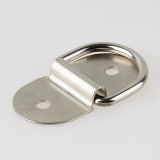 Hfele Plattengriff fr Zargentische aus Stahl 47x25mm vernickelt