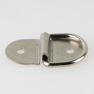 Hfele Plattengriff fr Zargentische aus Stahl 47x25mm vernickelt