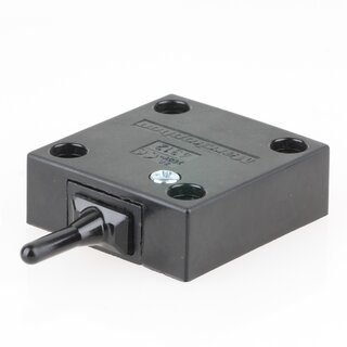 Hfele Trkontaktschalter 230V/2A schwarz &ndash; langer Taster