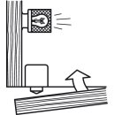 Häfele Türkontaktschalter 230V/2A schwarz – langer Taster