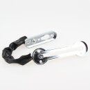 Häfele Türkette für Drehtüren 130x36 mm Zinkdruckguss verchromt poliert