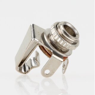 Klinkenbuchse 3.5mm Mono Einbaubuchse Metall mit Schalter Profitec J 109
