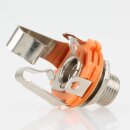 Klinkenbuchse 6.3mm Stereo Einbaubuchse offen mit...