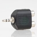 Audio Adapter 3.5mm Stereo Klinkenstecker auf 2x Cinch...