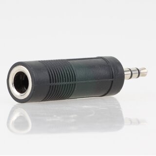 Audio Adapter Klinkenstecker 3.5mm Stereo auf 1 x 6.3mm Kupplung