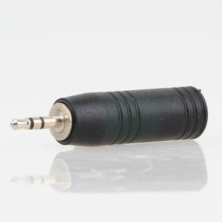 Audio Adapter 2.5mm Stereo Klinkenstecker auf 3.5mm Stereo Kupplung &ndash; Profitec AD 550