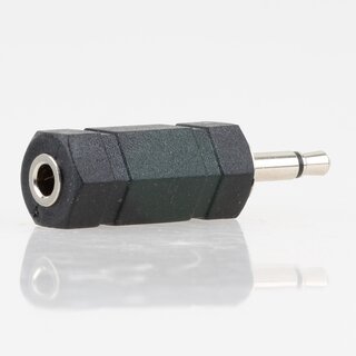 Audio Adapter 3.5mm Mono Klinkenstecker auf 3.5mm Mono Kupplung