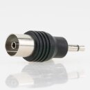 Audio Adapter 3.5mm Mono Klinkenstecker auf TV-Kupplung...
