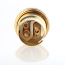 B22d Bajonett Metall Fassung vermessingt M10x1 Innengewinde