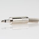 Klinkenstecker 3,5 mm Mono Metall mit Knickschutz