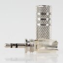 Klinkenstecker 2,5 mm Stereo Metall mit Knickschutz