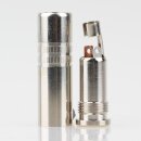 Klinkenkupplung 3,5 mm Stereo Metall mit Knickschutz