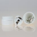 E27 Porzellan-Lampenfassung matt mit M10x1 Innengewinde – dreiteilig