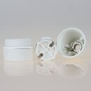 E27 Porzellan-Lampenfassung matt mit M10x1 Innengewinde – dreiteilig