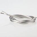 Niedervolt Silikon-Leuchtenkabel transparent 2x0,50 mm...