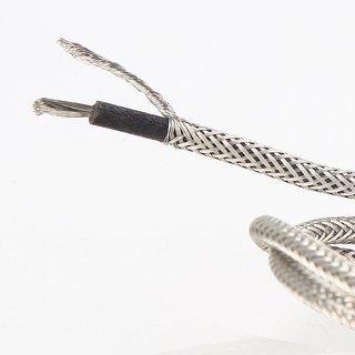 Niedervolt Koax TEC-Geflecht Leuchten Lampenkabel 1x0,50 mm
