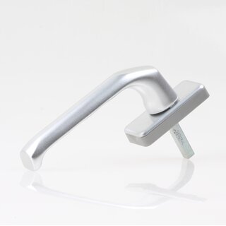 Hfele Fenstergriff aus Aluminium fr Drehkippfenster 127x56mm silberfarben