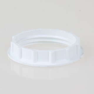 Ersatz-Schraubring für G9 Hochvolt-Halogen-Lampenfassung Ø 26 mm – Weiß