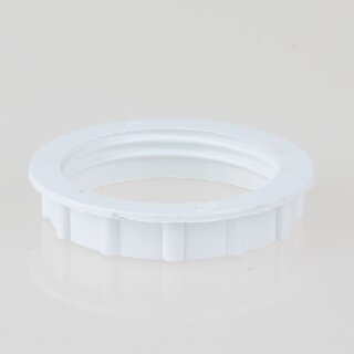 Ersatz-Schraubring fr G9 Hochvolt-Halogen-Lampenfassung  26 mm &ndash; Wei