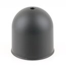 Lampen-Baldachin 73x68mm Kunststoff rund schwarz