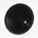 Lampen-Baldachin 110x70mm Kunststoff schwarz Pyramidenform mit Feststellschraube