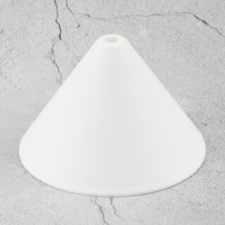 Lampen-Baldachin 110x70mm Kunststoff wei Pyramidenform mit Feststellschraube