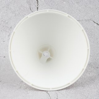 Lampen-Baldachin 110x70mm Kunststoff wei Pyramidenform mit Feststellschraube