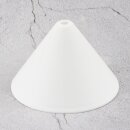 Lampen-Baldachin 110x70mm Kunststoff weiß Pyramidenform mit Feststellschraube
