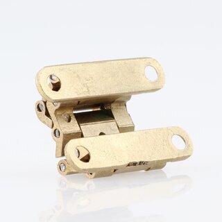Hfele Sepa-Mini Scharnier fr unsichtbaren Anschlag 39mm Messing matt