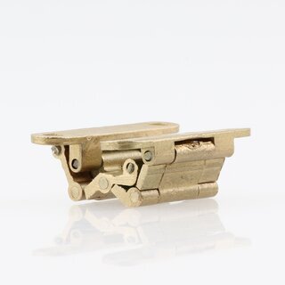 Hfele Sepa-Mini Scharnier fr unsichtbaren Anschlag 39mm Messing matt