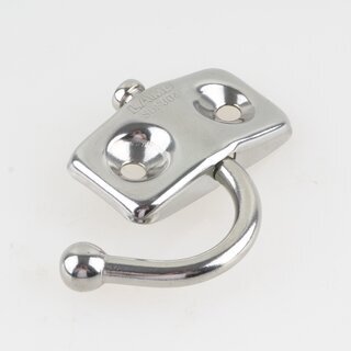 Hfele Mbel Garderobenhaken Schaukelhaken aus Edelstahl 43x35mm Hakenlnge 36mm