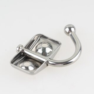 Hfele Mbel Garderobenhaken Schaukelhaken aus Edelstahl 43x35mm Hakenlnge 36mm