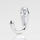 Hfele Mbel Garderobenhaken 21x40mm Aluminium poliert