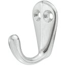 Häfele Möbel Garderobenhaken 21x40mm Aluminium poliert