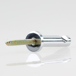 Hfele Mbel Garderobenhaken aus Messing 12x55mm verchromt poliert