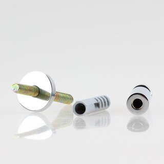Hfele Mbel Garderobenhaken aus Messing 12x55mm verchromt poliert