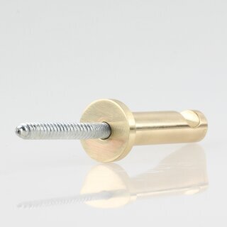 Hfele Mbel Garderobenhaken aus Messing 12x55mm poliert