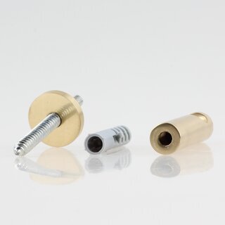 Hfele Mbel Garderobenhaken aus Messing 12x55mm poliert